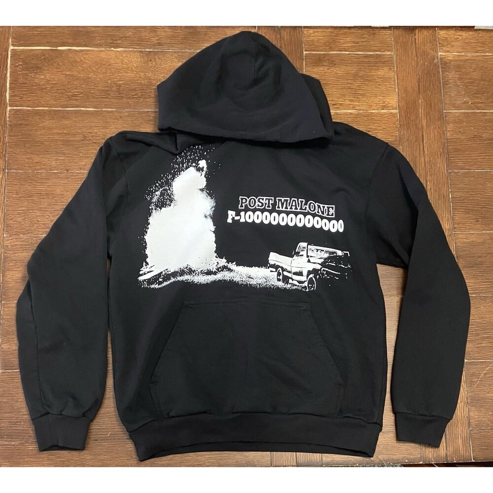 Men’s Post Malone Size XL Black F-1 Trillion Sweatshirt Hoodie NWOT